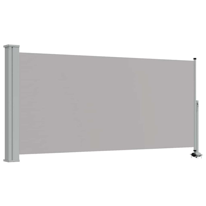 Tenda da Sole Laterale Retrattile 120 x 300 cm Grigia 45189