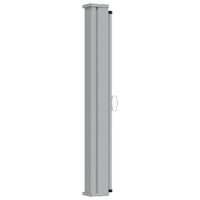 Tenda da Sole Laterale Retrattile 120 x 300 cm Grigia 45189