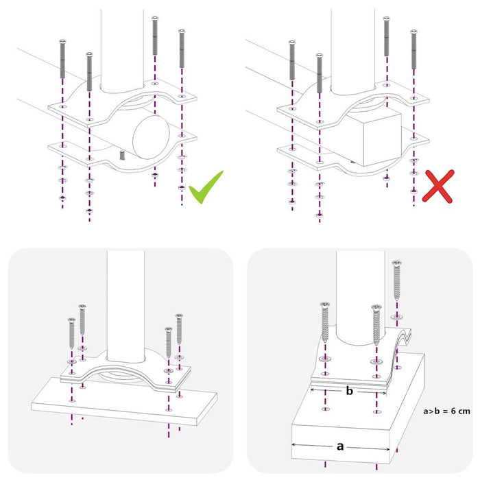Tenda da Sole Laterale Retrattile 120 x 300 cm Grigia 45189