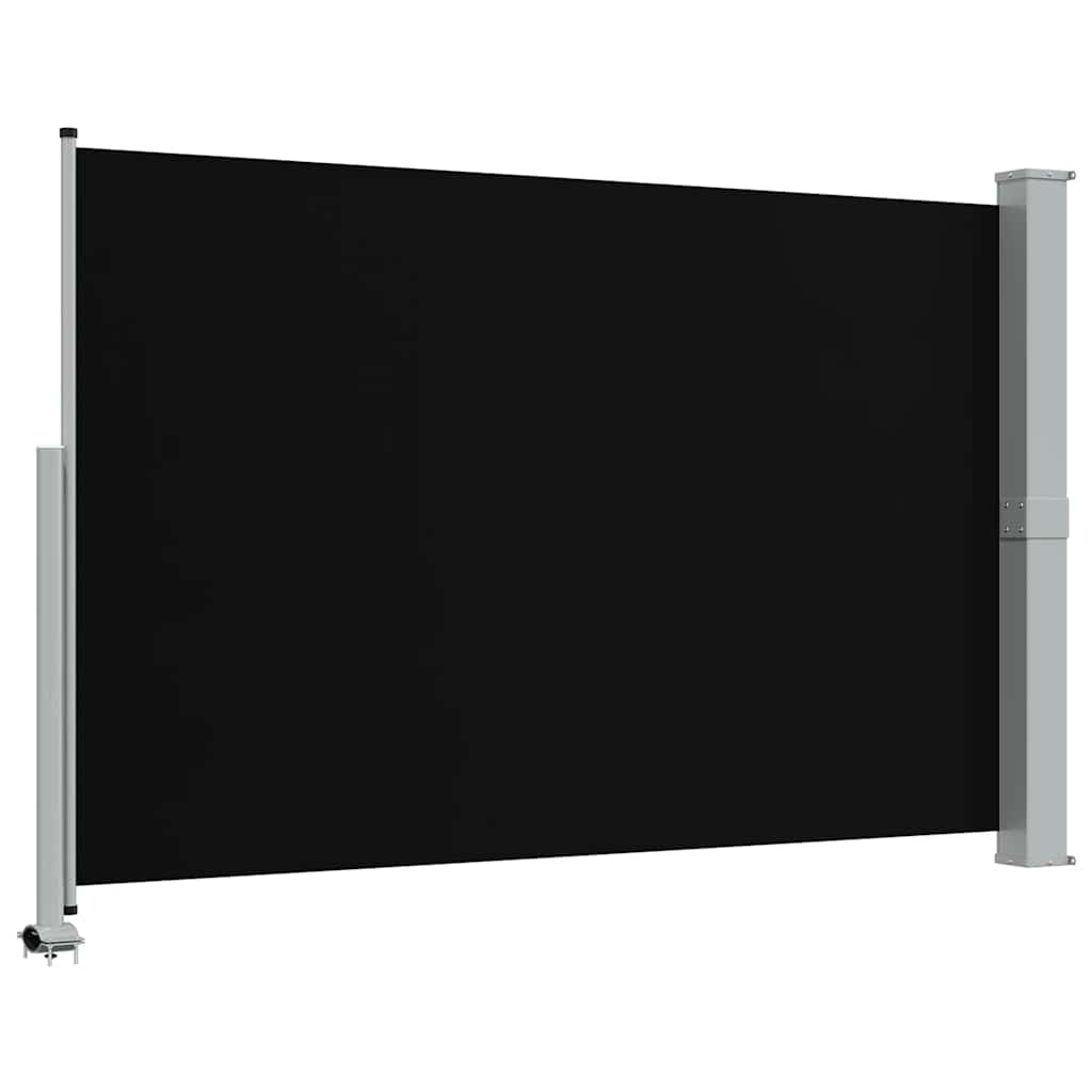 Tenda da Sole Laterale Retrattile 160 x 300 cm Nera 45193