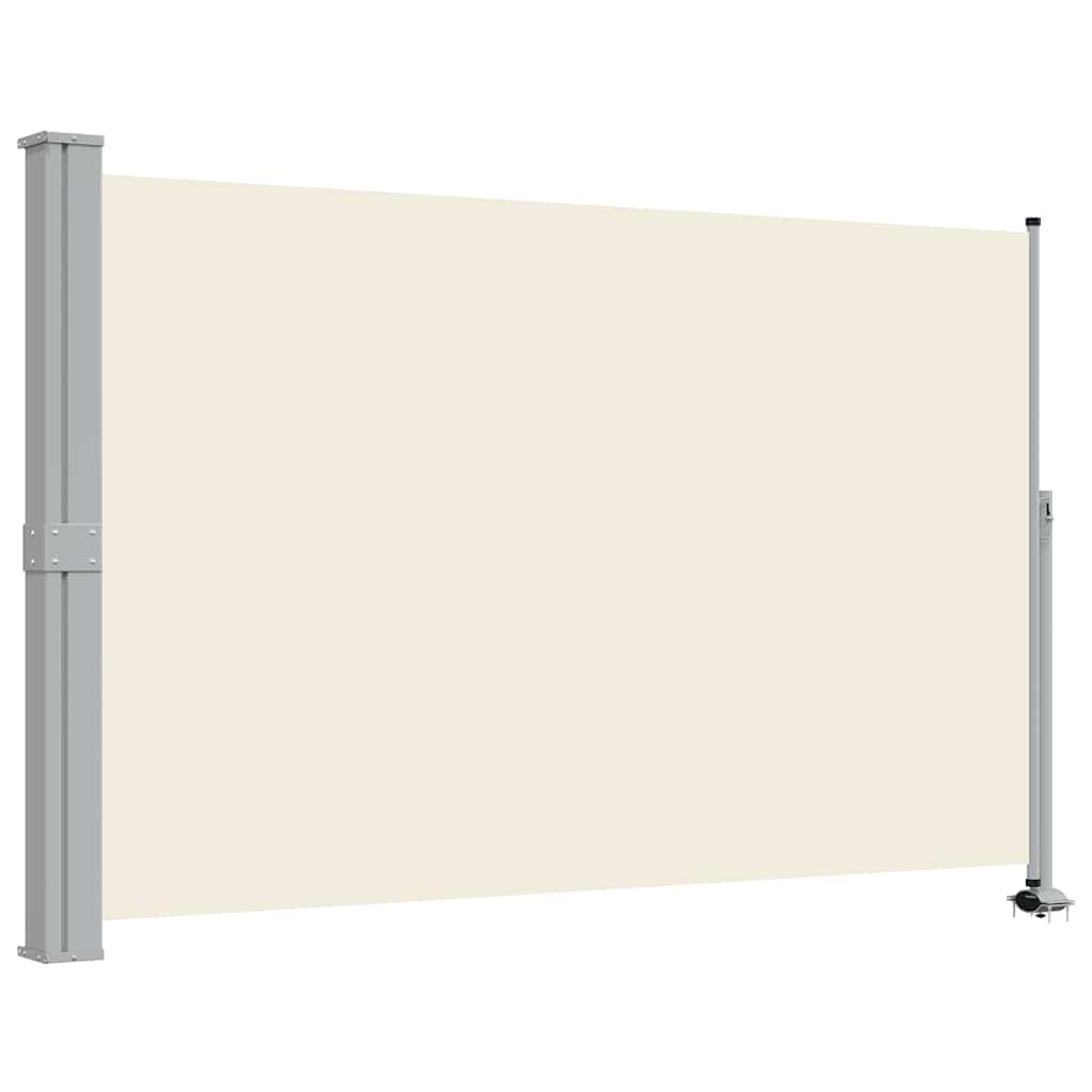 Tenda da Sole Laterale Retrattile 160 x 300 cm Crema 45194