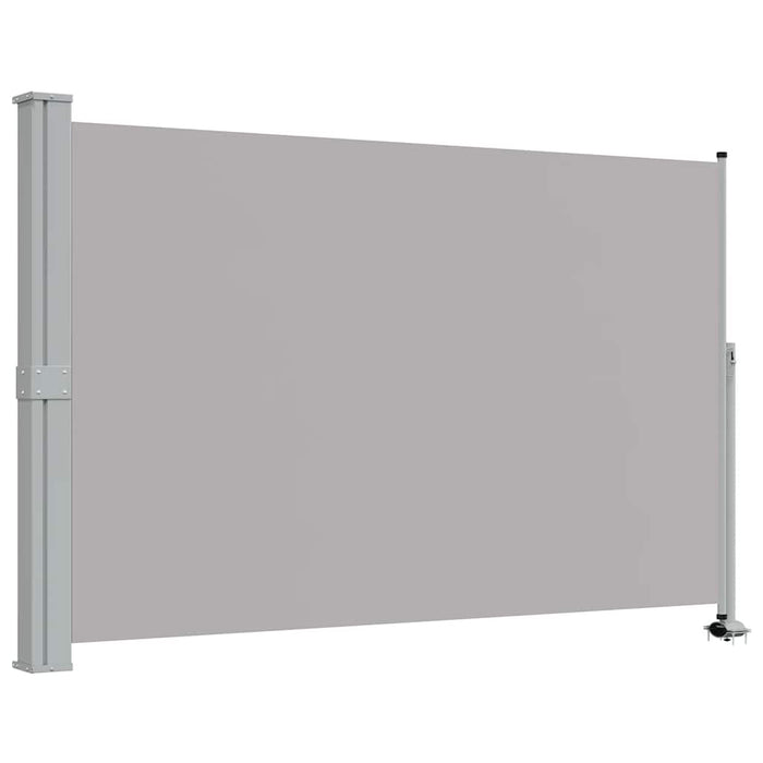 Tenda da Sole Laterale Retrattile 160 x 300 cm Grigia 45195
