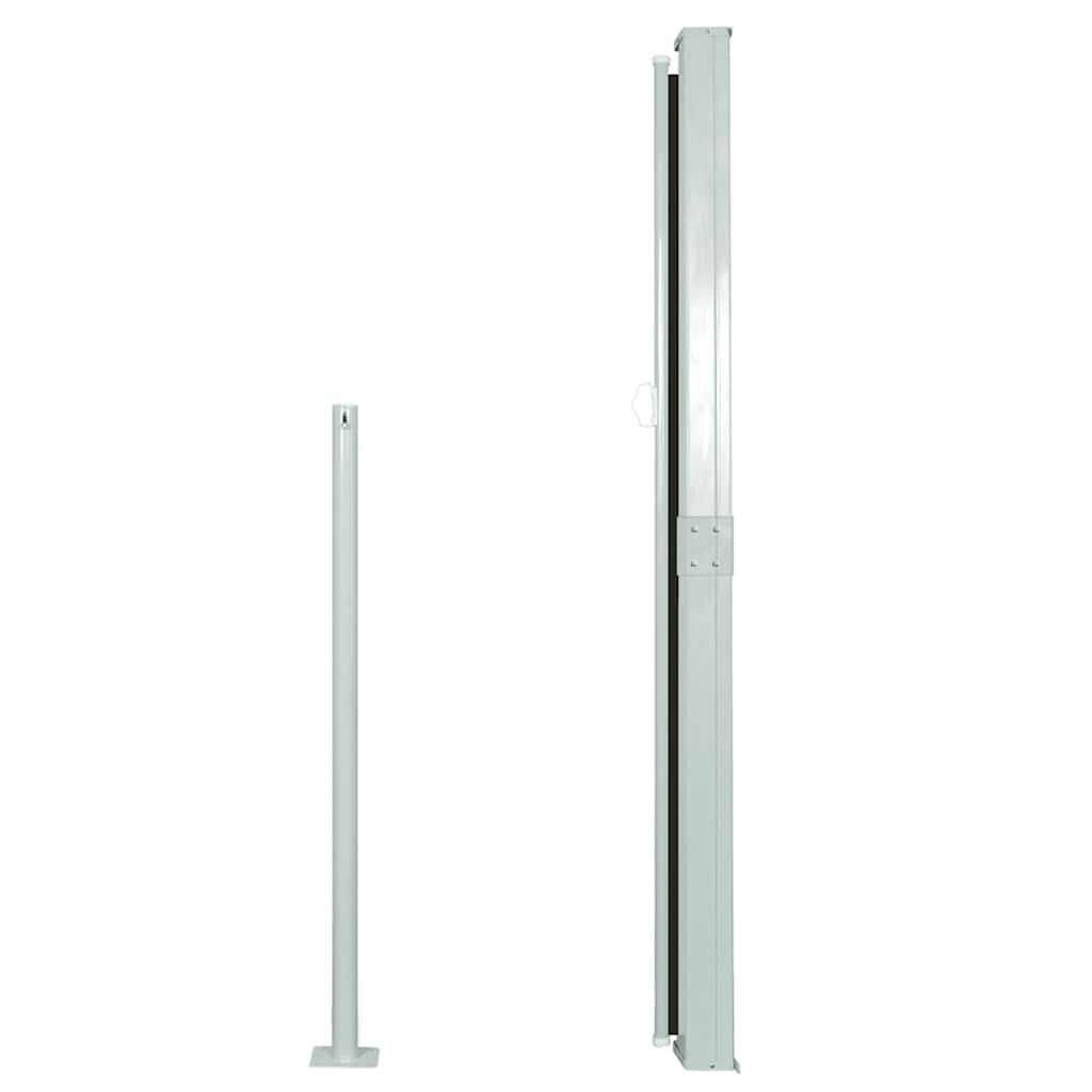 Tenda da Sole Laterale Retrattile 140 x 300 cm Nera 45353