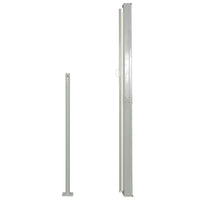 Tenda da Sole Laterale Retrattile 140 x 300 cm Crema 45354