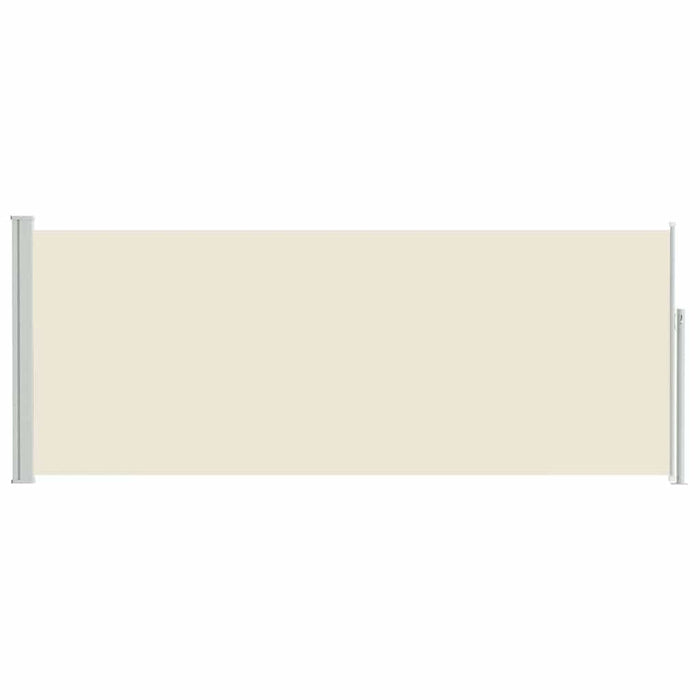 Tenda da Sole Laterale Retrattile 120 x 300 cm Crema 45360