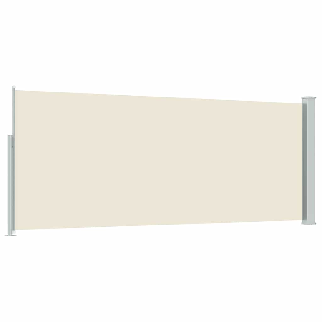 Tenda da Sole Laterale Retrattile 120 x 300 cm Crema 45360