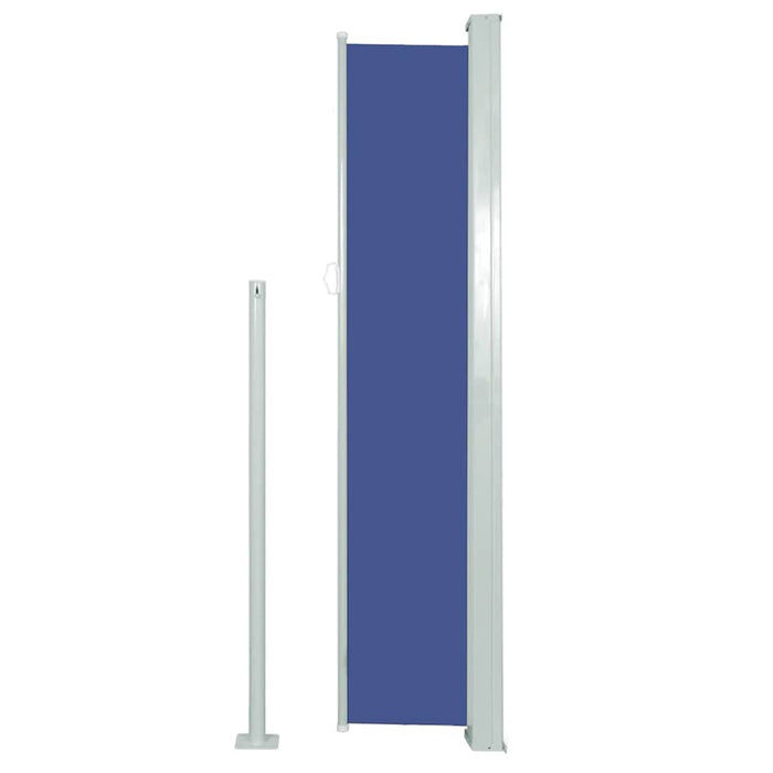 Tenda da Sole Laterale Retrattile 120 x 300 cm Blu 45361