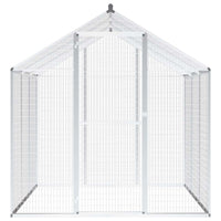 Voliera da Giardino in Alluminio 183x178x194 cm 45219