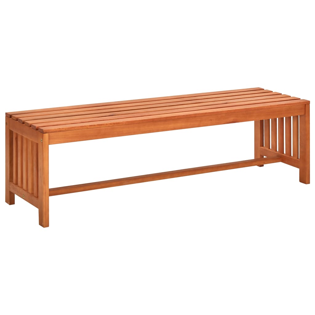 Panchina da Giardino 130 cm in Legno Massello Eucalipto cod mxl 58040
