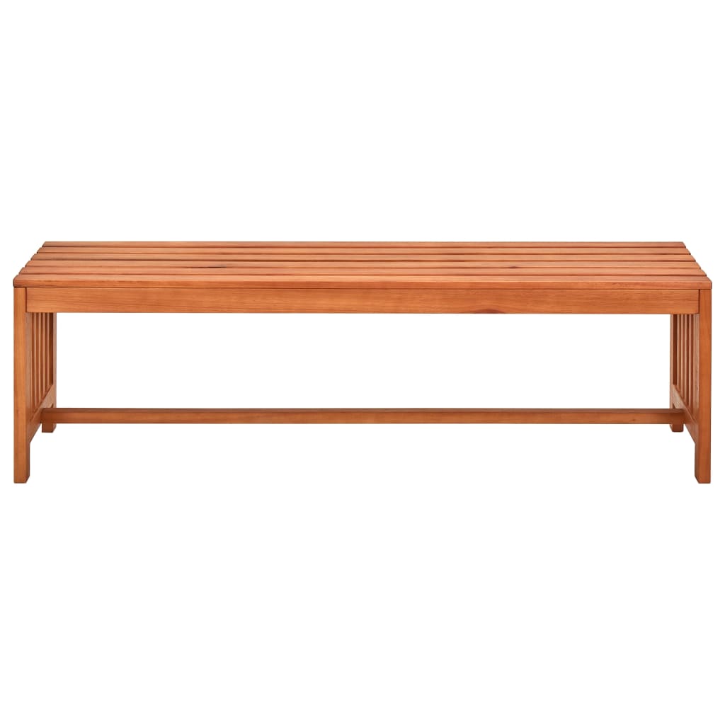 Panchina da Giardino 130 cm in Legno Massello Eucalipto cod mxl 58040
