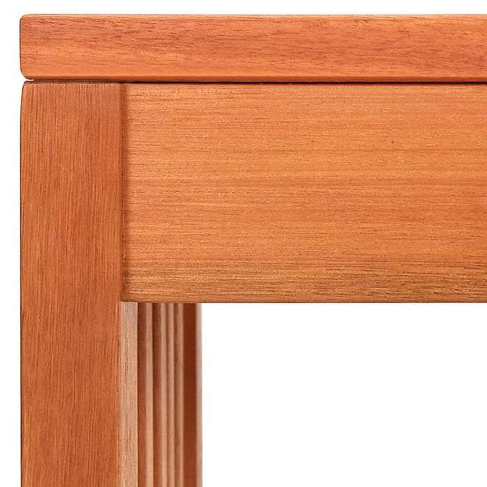 Panchina da Giardino 130 cm in Legno Massello Eucalipto cod mxl 58040