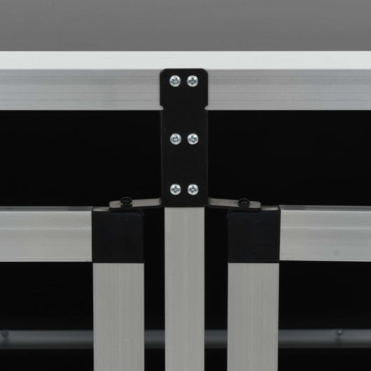 Gabbia per cani doppia porta 89 x 69 x 50 cm nero 02_0000063