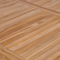 Tavolo da Giardino 200x100x77 cm in Legno Massello di Teak 44998