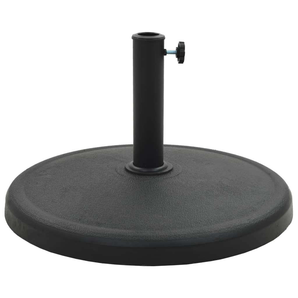Base per Parasole Rotonda in Poliresina 19 kg Nera 45197