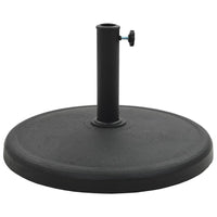 Base per Parasole Rotonda in Poliresina 19 kg Nera 45197