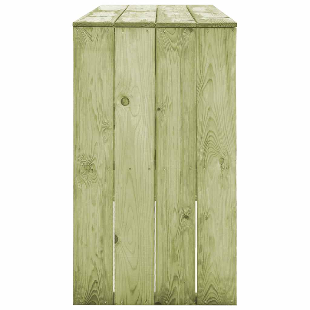 Tavolo da Bar 170x60x110 cm in Legno di Pino Impregnato 44902