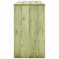 Tavolo da Bar 170x60x110 cm in Legno di Pino Impregnato 44902