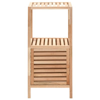Armadietto da Bagno in Legno Massello di Noce 39,5x35,5x86 cm 247098