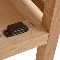 Armadietto da Bagno in Legno Massello di Noce 39,5x35,5x123cm cod mxl 47810