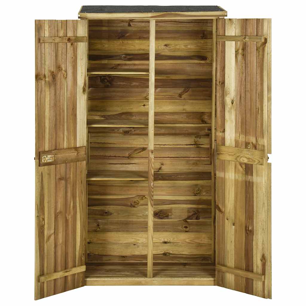 Capanno Attrezzi da Giardino in Legno di Pino 85x48x177cm cod mxl 65902