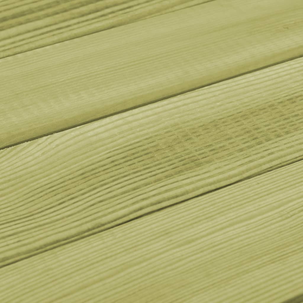 Tavolo da Picnic per Bambini con Panche 90x90x58 cm in Pino 45148