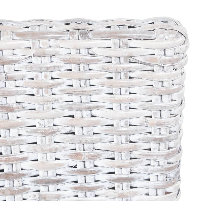 Sedie da Pranzo 6 pz Marrone Chiaro in Rattan Kubu e Mango cod mxl 9319