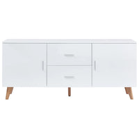 Credenza Bianca 160x40x70 cm in MDF 247305