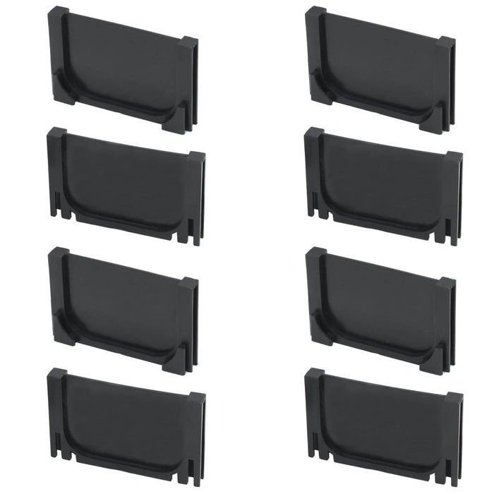 Canale di drenaggio 4 pezzi in plastica 4 m 02_0002995