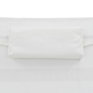 Lettini Prendisole 2 pz e Tavolo in Polyrattan e Textilene Nero cod mxl 27038