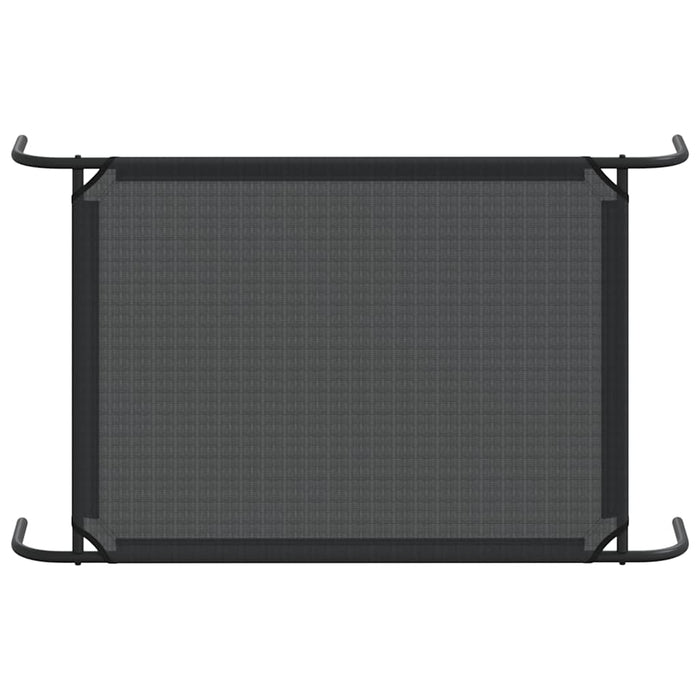 Cuccia per Cani Rialzata Nera L in Textilene cod mxl 47262