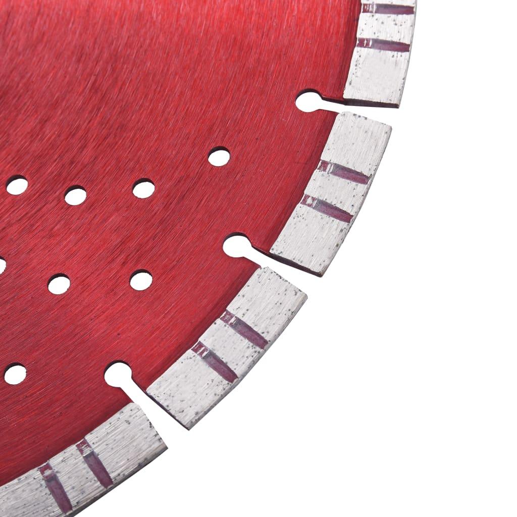 Disco da taglio diamantato con turbo e fori in acciaio 300 mm 02_0003728