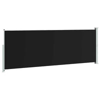 Tenda da Sole Laterale Retrattile 160 x 500 cm Nera 45460