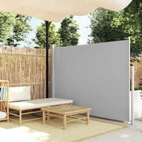 Tenda da Sole Laterale Retrattile 160 x 500 cm Grigia 45464