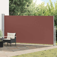 Tenda da Sole Laterale Retrattile 160 x 500 cm Marrone 45465