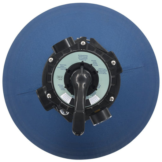 Filtro a Sabbia per Piscine Valvola a 6 Posizioni Blu 560 mm 91727