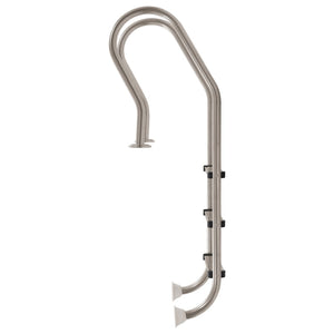 Scaletta per Piscina 3 Gradini in Acciaio Inox 304 120 cm 91760