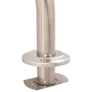 Scaletta per Piscina 3 Gradini in Acciaio Inox 304 120 cm 91760