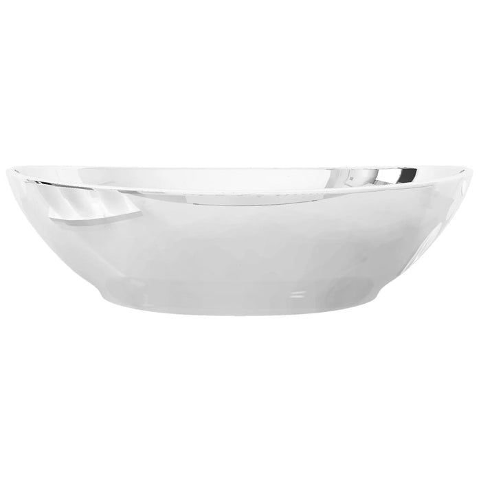 Lavandino-Lavabo-Lavello 40x33x13,5 cm in Ceramica Argento