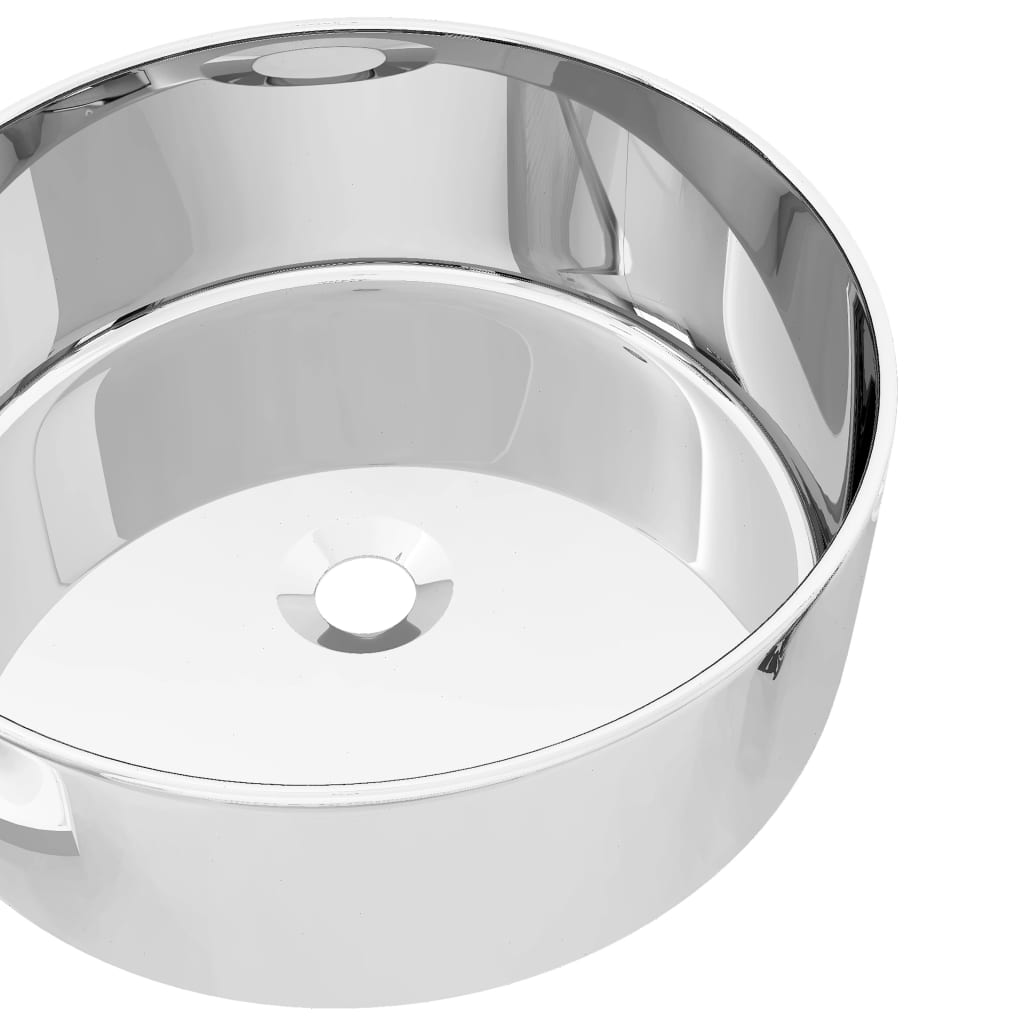 Lavabo a vasca diametro 40 cm ceramica argento 02_0002604