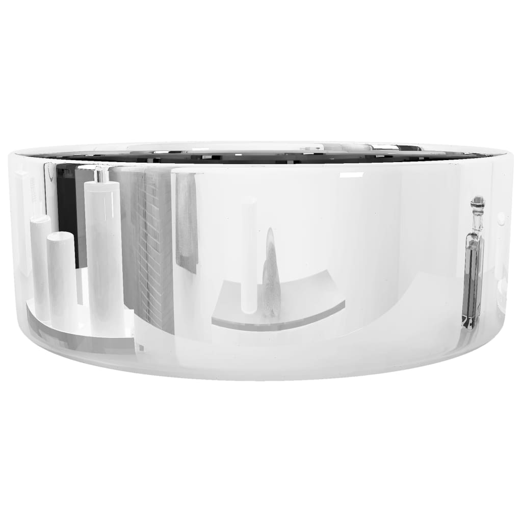 Lavabo a vasca diametro 40 cm ceramica argento 02_0002604