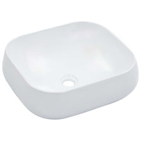 Lavabo lavabo da appoggio per bagno interno doccia wc cabina casa 445 x 395 cm ceramica bianco 02_0002614