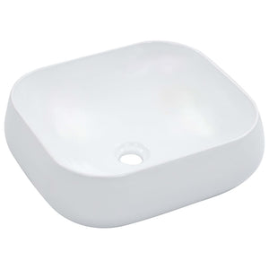 Lavabo lavabo da appoggio per bagno interno doccia wc cabina casa 445 x 395 cm ceramica bianco 02_0002614