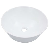 Lavandino-Lavabo-Lavello 41x12,5 cm in Ceramica Bianco
