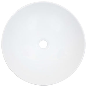 Lavandino-Lavabo-Lavello 41x12,5 cm in Ceramica Bianco