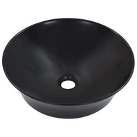 Lavandino-Lavabo-Lavello 41x12,5 cm in Ceramica Nero