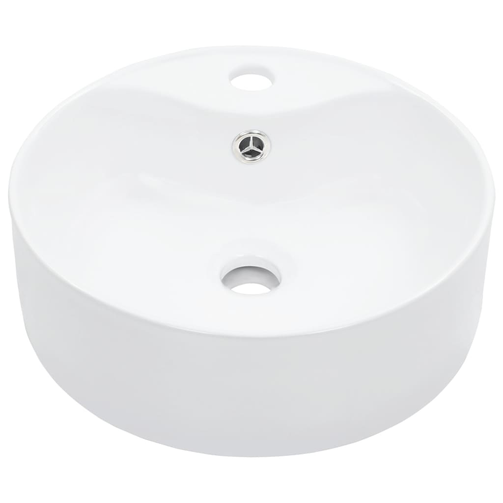 Lavabo bagno diametro 36 cm con troppopieno in ceramica bianca 02_0002620