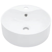 Lavabo bagno diametro 36 cm con troppopieno in ceramica bianca 02_0002620