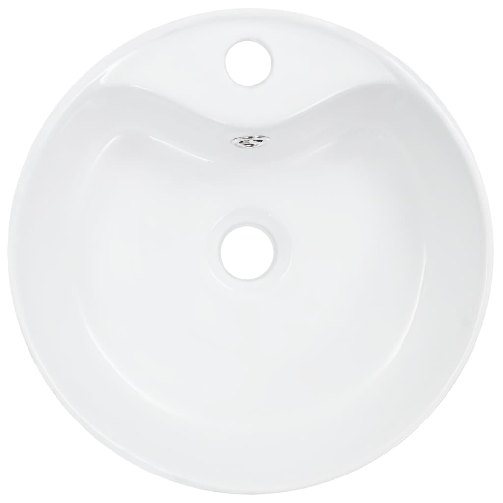 Lavabo bagno diametro 36 cm con troppopieno in ceramica bianca 02_0002620