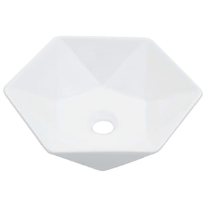 Lavandino 41x36,5x12 cm in Ceramica Bianco 143913