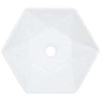Lavandino 41x36,5x12 cm in Ceramica Bianco cod mxl 40129